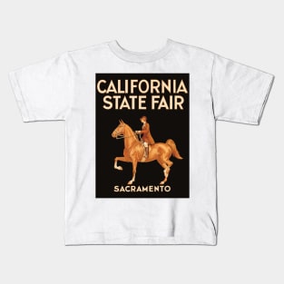 California Sacramento Vintage Poster 1933 Kids T-Shirt